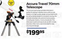 Teds Cameras Accura Travel 70mm Telescope offer