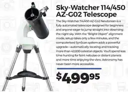 Teds Cameras Sky-Watcher 114/450 AZ-G02 Telescope offer