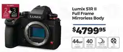 Teds Cameras Lumix S1R II Full Frame Mirrorless Body offer