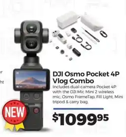 Teds Cameras DJI Osmo Pocket 4P Vlog Combo offer