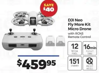 DJI Neo Fly More Kit Micro Drone