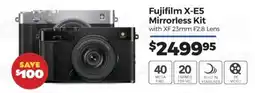 Teds Cameras Fujifilm X-E5 Mirrorless Kit with XF 23mm F2.8 Lens offer