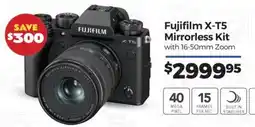 Teds Cameras Fujifilm X-T5 Mirrorless Kit offer
