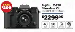 Teds Cameras Fujifilm X-T50 Mirrorless Kit with XC 15-45mm Zoom offer