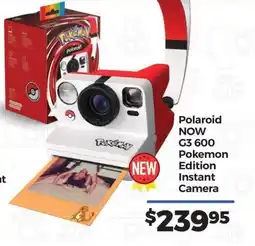 Teds Cameras Polaroid NOW G3 600 Pokemon Edition Instant Camera offer