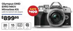Teds Cameras Olympus OMD EM10 MKIV Mirrorless Kit offer