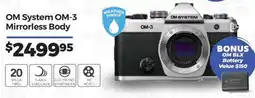 Teds Cameras OM System OM-3 Mirrorless Body offer