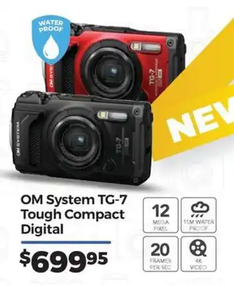 OM System TG-7 Tough Compact Digital