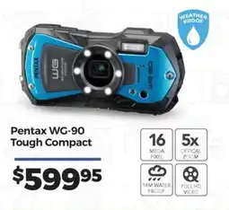 Teds Cameras Pentax WG-90 Tough Compact offer