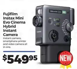 Teds Cameras Fujifilm Instax Mini Evo Cinema Hybrid Instant Camera offer