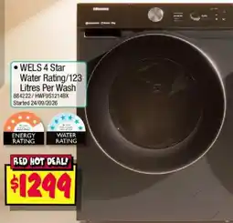 JB Hi-Fi Hisense Washing Machine offer