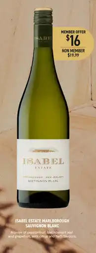 Dan Murphy's Isabel Estate Marlborough Sauvignon Blanc offer
