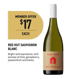 Dan Murphy's Red Hut Sauvignon Blanc offer