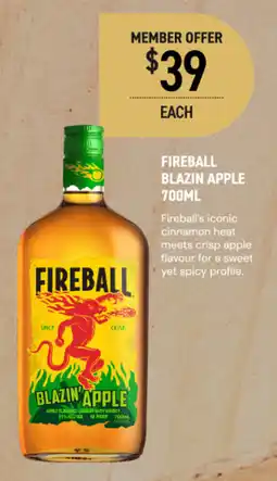 Dan Murphy's Fireball Blazin' Apple offer