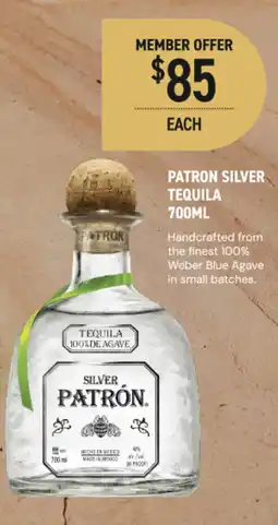 Dan Murphy's Patron Silver Tequila offer