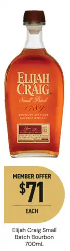 Dan Murphy's Elijah Craig Small Batch Bourbon offer