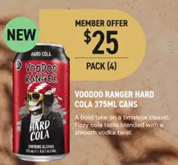 Dan Murphy's Voodoo Ranger Hard Cola offer