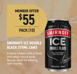 Dan Murphy's Smirnoff Ice Double Black offer