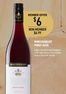 Dan Murphy's Minchinbury Pinot Noir offer