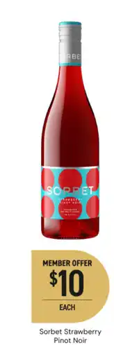 Dan Murphy's Sorbet Strawberry Pinot Noir offer