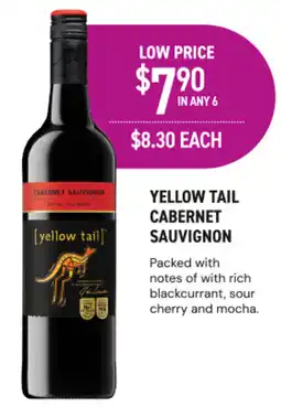 Dan Murphy's Yellow Tail Cabernet Sauvignon offer