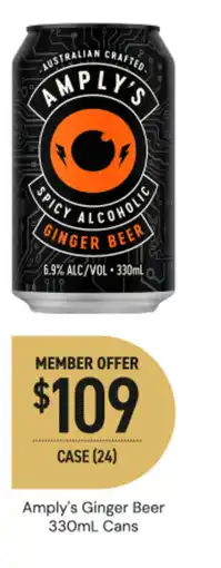 Dan Murphy's Amply's Ginger Beer offer