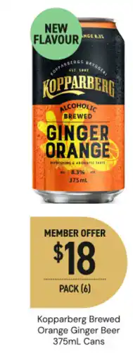 Dan Murphy's Kopparberg Brewed Orange Ginger Beer offer