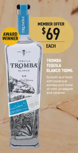 Dan Murphy's Tromba Tequila Blanco offer