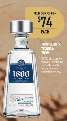 Dan Murphy's 1800 Blanco Tequila offer