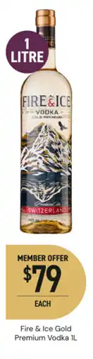 Dan Murphy's Fire & Ice Gold Premium Vodka offer