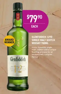 Dan Murphy's Glenfiddich 12YO Single Malt Scotch Whisky offer