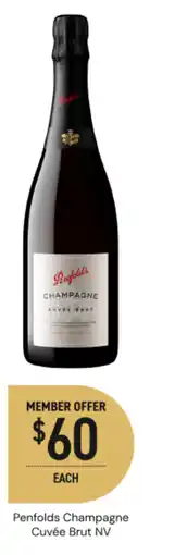 Dan Murphy's Penfolds Champagne Cuvée Brut NV offer