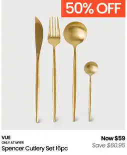Myer Vue Spencer Cutlery Set offer