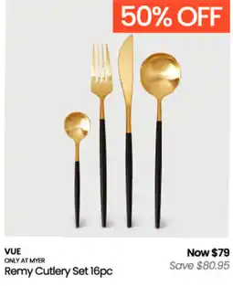 Myer Vue Remy Cutlery Set offer