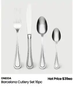 Myer ONEIDA Barcelona Cutlery Set offer