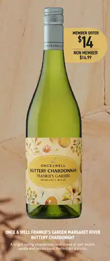 Dan Murphy's Once & Well Frankie's Garden Margaret River Buttery Chardonnay offer