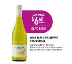 Dan Murphy's Wolf Blass Eaglehawk Chardonnay offer