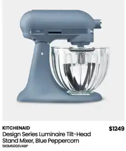 Myer KitchenAid Design Series Luminare Tilt-Head Stand Mixer, Blue Peppercorn offer