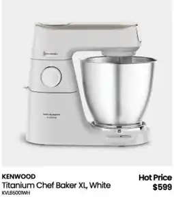 Myer Kenwood Titanium Chef Baker XL, White offer