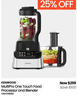 Myer Kenwood MultiPro One Touch Food Processor and Blender offer