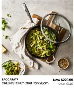Myer Baccarat Green Stone Chef Pan 28cm offer