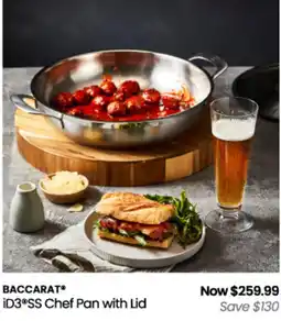 Myer Baccarat iD3®SS Chef Pan with Lid offer