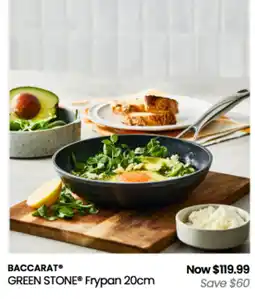 Myer Baccarat Green Stone Frypan 20cm offer