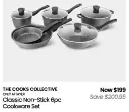 Myer THE COOKS COLLECTIVE Classic Non-Stick 6pc Cookware Set offer