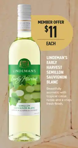 Dan Murphy's Lindeman's Early Harvest Semillon Sauvignon Blanc offer
