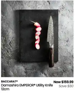 Myer Baccarat Damashiro EMPEROR Utility Knife offer