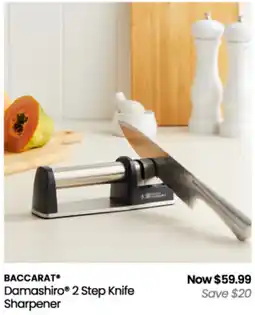 Myer Baccarat Damashiro 2 Step Knife Sharpener offer