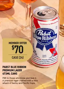 Dan Murphy's Pabst Blue Ribbon Premium Lager offer
