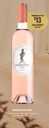 Dan Murphy's Arrogant Frog Rosé offer