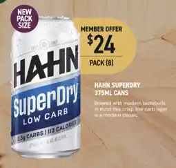Dan Murphy's Hahn SuperDry Low Carb offer